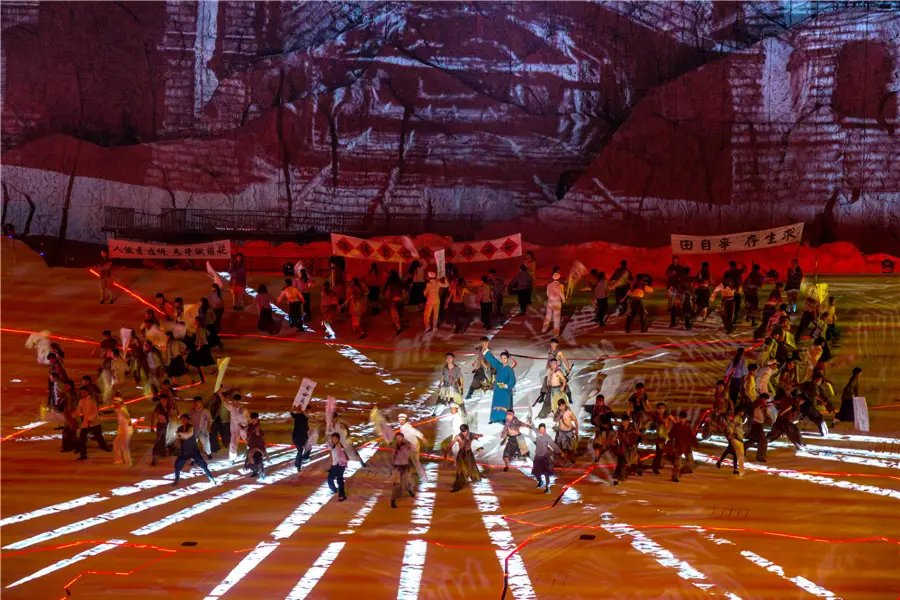 Large-scale Live Performance on "Mao Zedong, China"