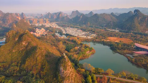 Flower World attraction in Nanning