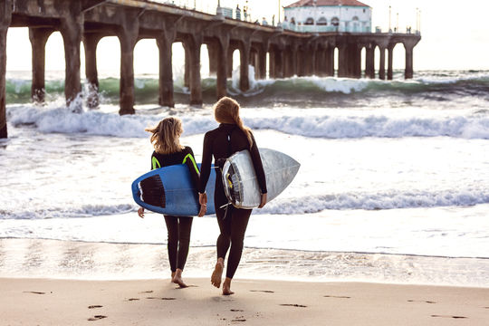 Surfowanie w Los Angeles