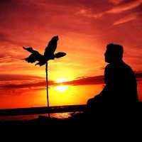 Beautiful beach in Sawarna Banten!