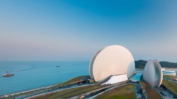 Tour privato di un giorno a Zhuhai|Conchiglia del Sole e della Luna · Pescatrice · Strada degli Innamorati · Città natale di Sun Yat-sen · Ponte Hong Kong-Zhuhai-Macao