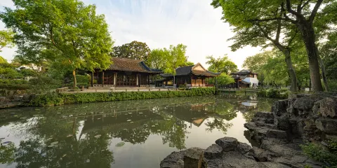 【杭州出發純玩全程導遊】拙政園+寒山寺+山塘街一日遊