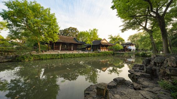 【杭州出發純玩全程導遊】拙政園+寒山寺+山塘街一日遊