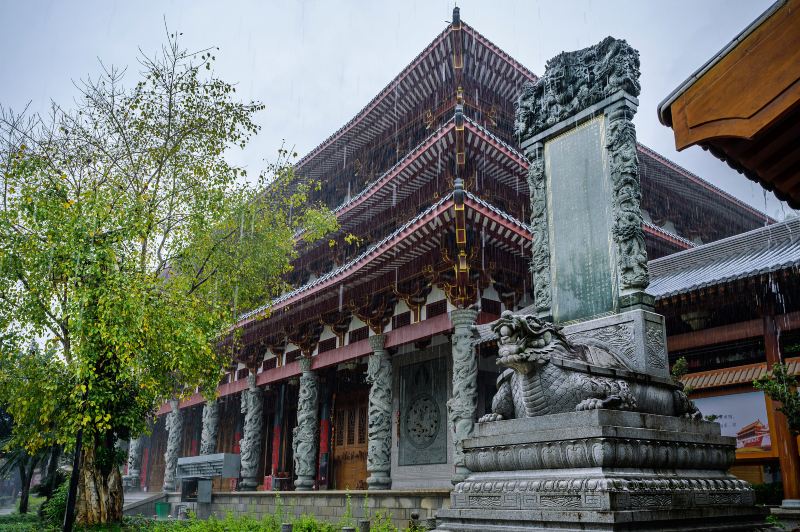 Qishan Wanfo Temple （South Gate）