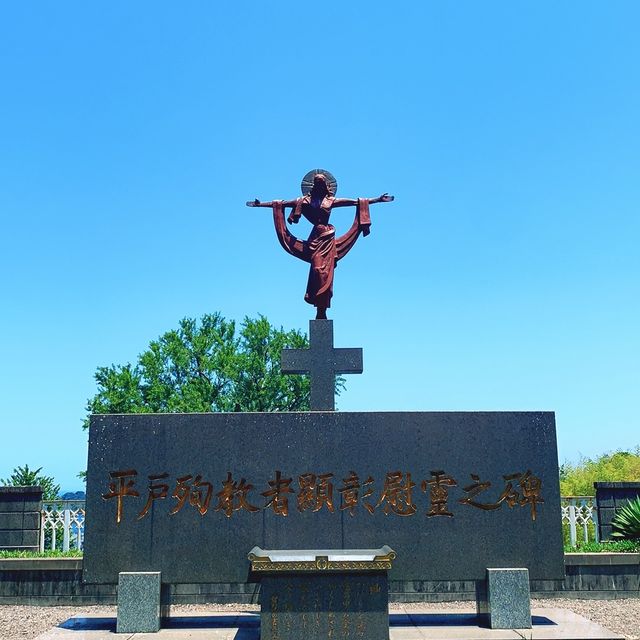 長崎　教会と寺院の見える風景