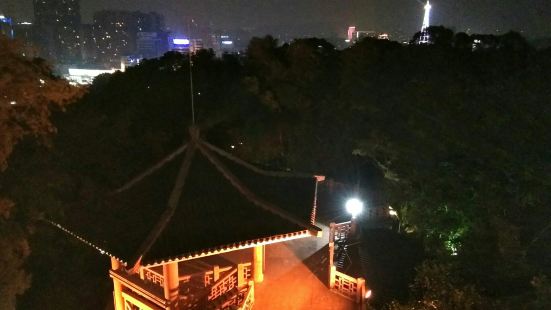 凤岭公园就在佛山顺德城区中心区，如今夜景美多了！以往只有附近