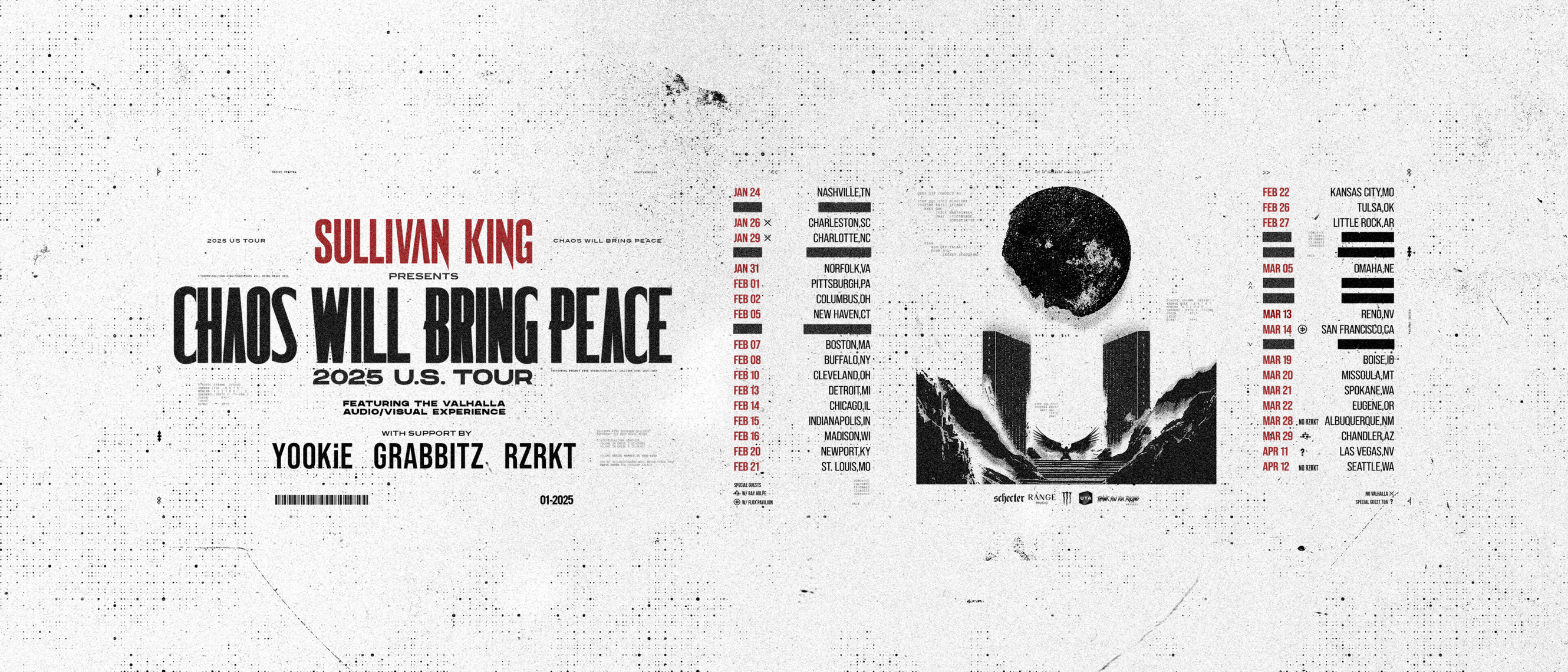 美國費城 · Sullivan King《Chaos Will Bring Peace》2025巡演 | 電廠