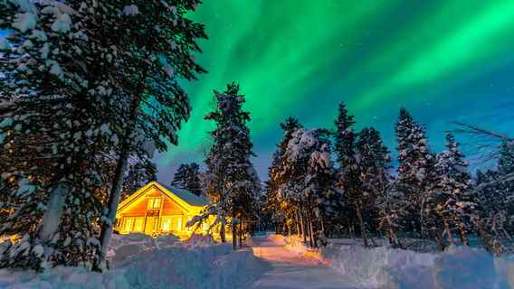 Northern Lights in Rovaniemi