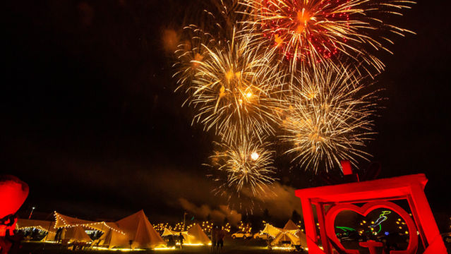 Eleven Fireworks Town