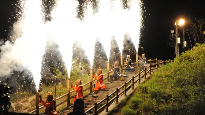 地獄谷鬼花火