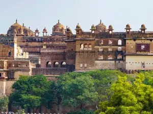 Orchha Fort and contact for cycling as well