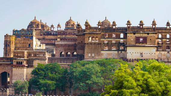 Orchha Fort and contact for cycling as well