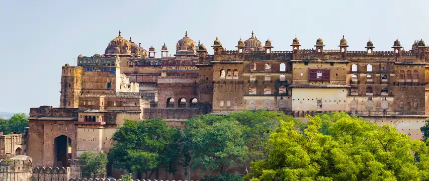 Hotels near Orchha Fort and contact for cycling as well