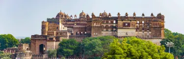 Orchha Fort and contact for cycling as well