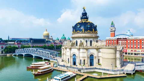 Hailan Pegasus Water City attraction in Wuxi