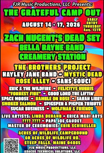 The Grateful Camp Out 2026 | Topsham Fairgrounds