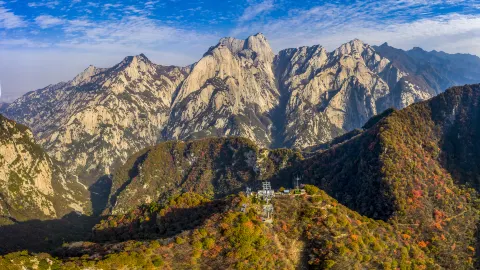 Monte Hua attraction in Weinan