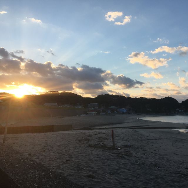 日本の渚百選に選ばれている「守谷海岸」