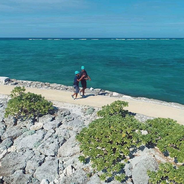 Ziplining!  Sheraton Okinawa Sun Marina 