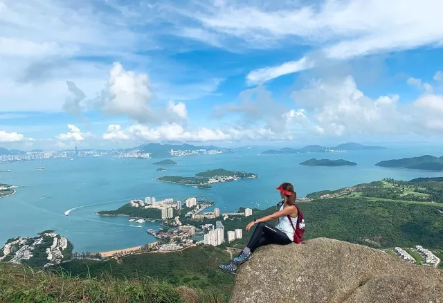 愉景灣眺望台俯瞰海景
