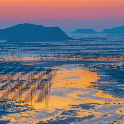 鄰近北岐灘塗的酒店