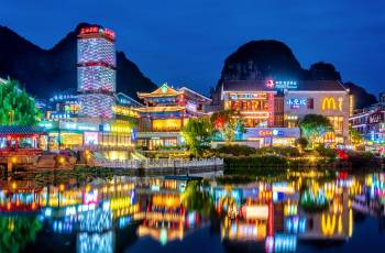 陽朔的熱門夜間人氣景點