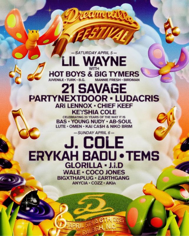 Dreamville Festival 2025 | Dorothea Dix Park