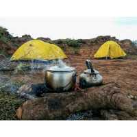 Camping on Pergasingan Hill