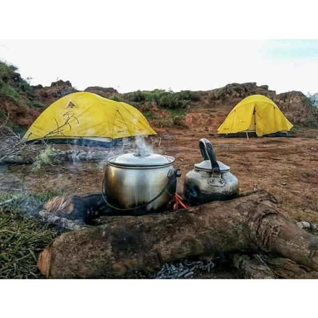Camping on Pergasingan Hill
