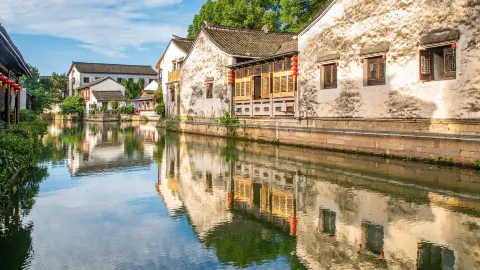 Cangqiao Straight Street attraction in Shaoxing