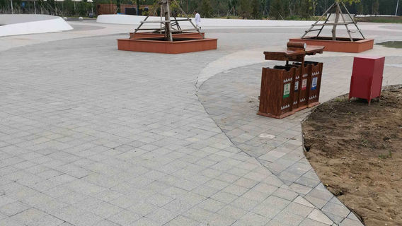 Chagan Lake Scenic Area East Gate Visitor Center - Entrance Plaza