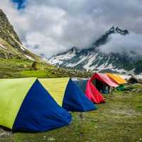 In the lap of Himalayas