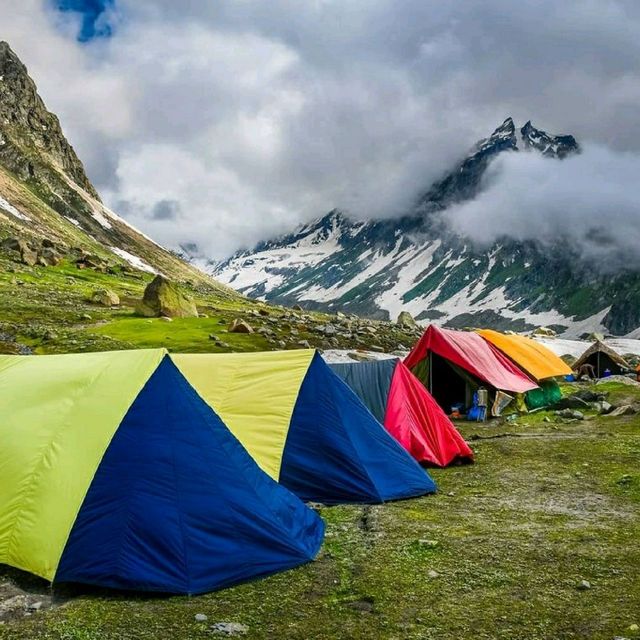 In the lap of Himalayas