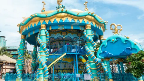 Ocean Flower Island attraction in Danzhou