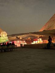 Pyramid light show