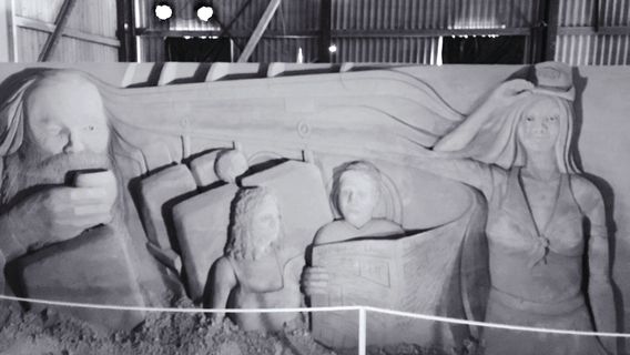 Sandskulpturer i Hundested