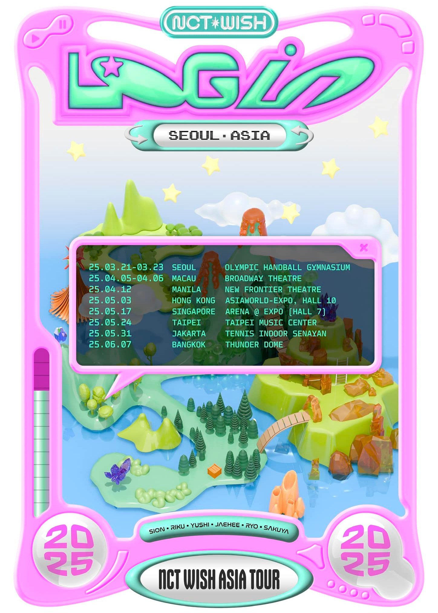 2025 NCT WISH ASIA TOUR 'LOG in' MACAU | Broadway Macau
