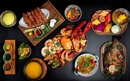 三亞艾迪遜酒店·海灘燒烤 BARBACOA·現場樂隊·浪漫晚餐·燒烤海鮮