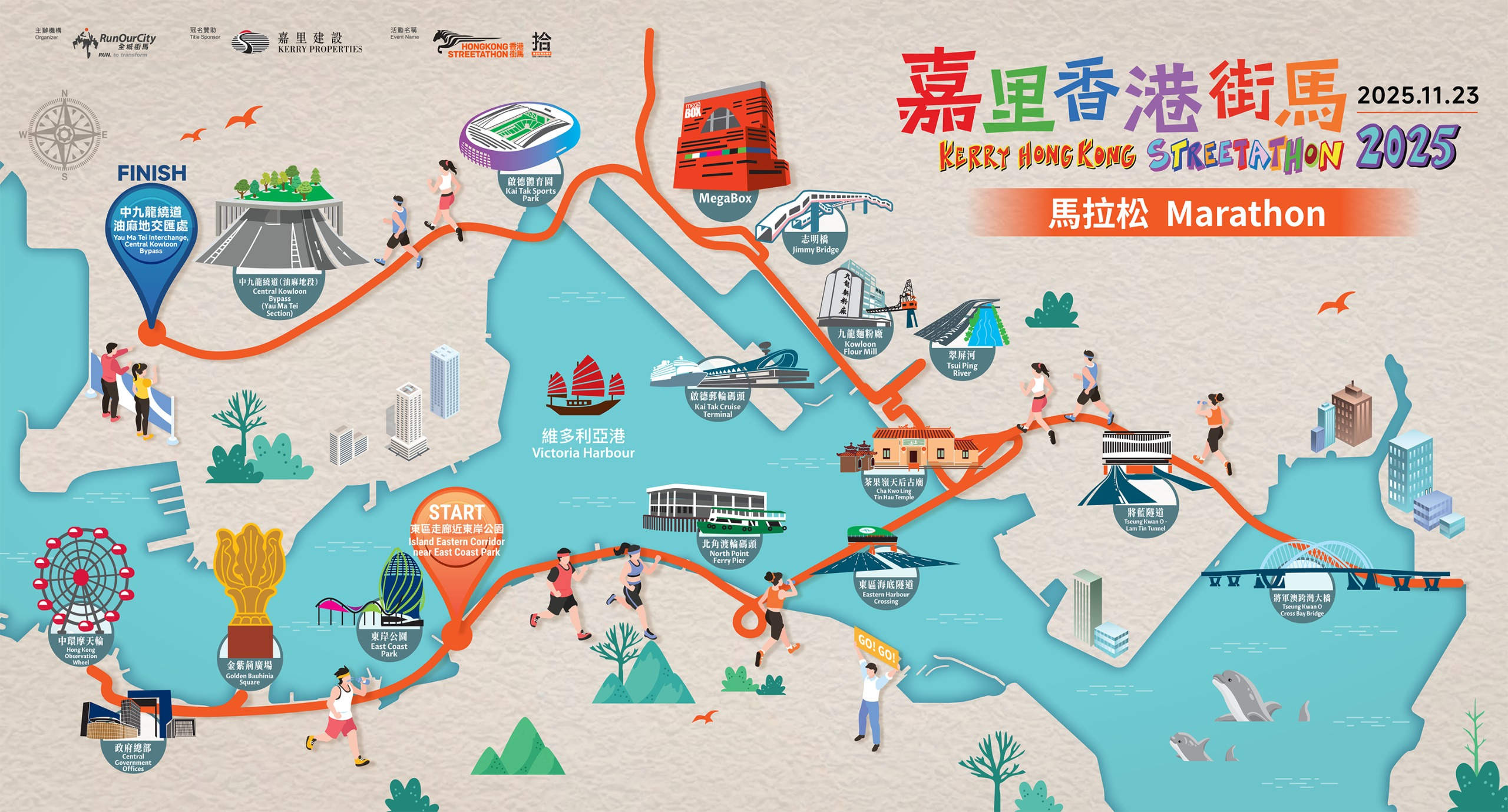 嘉裡香港街馬2025 | 銅鑼灣