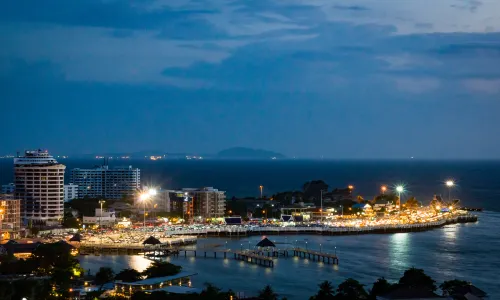 Bangsaen beach