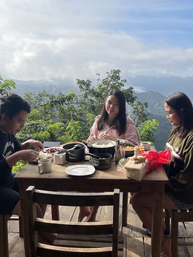 Camping to breathe
