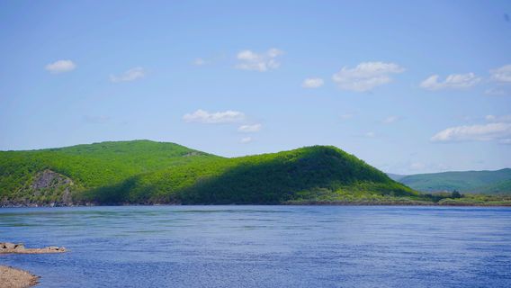Chinese-Russian Heilong River Three Gorges