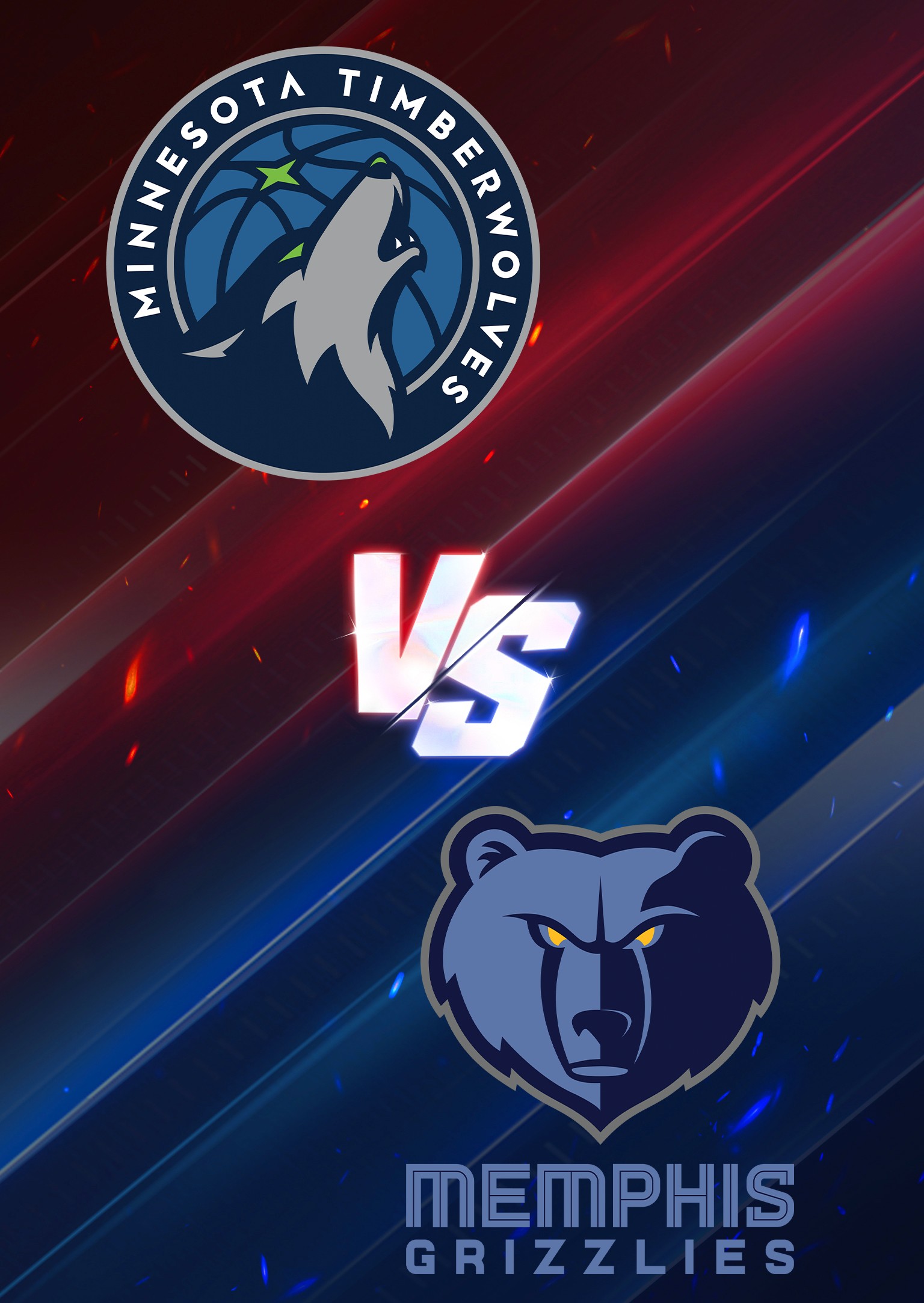 明尼蘇達森林狼隊 VS 孟菲斯灰熊隊 | Target Center