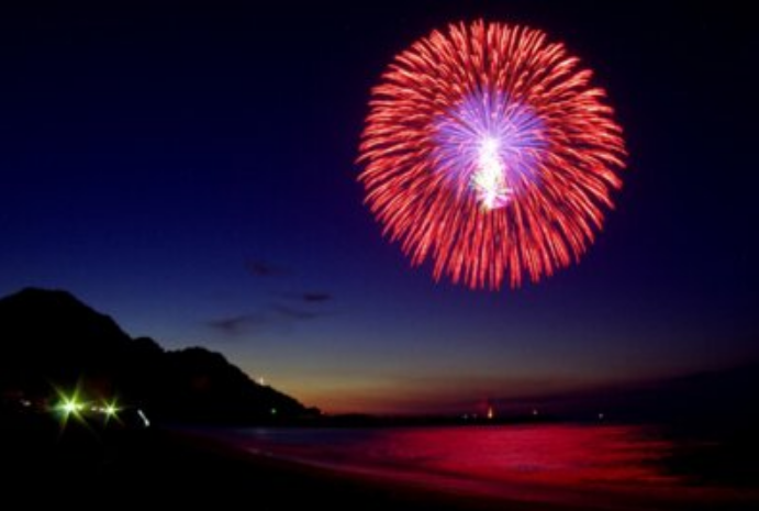 Hamasaka Furusato Summer Festival Fireworks Display | Shinonsen