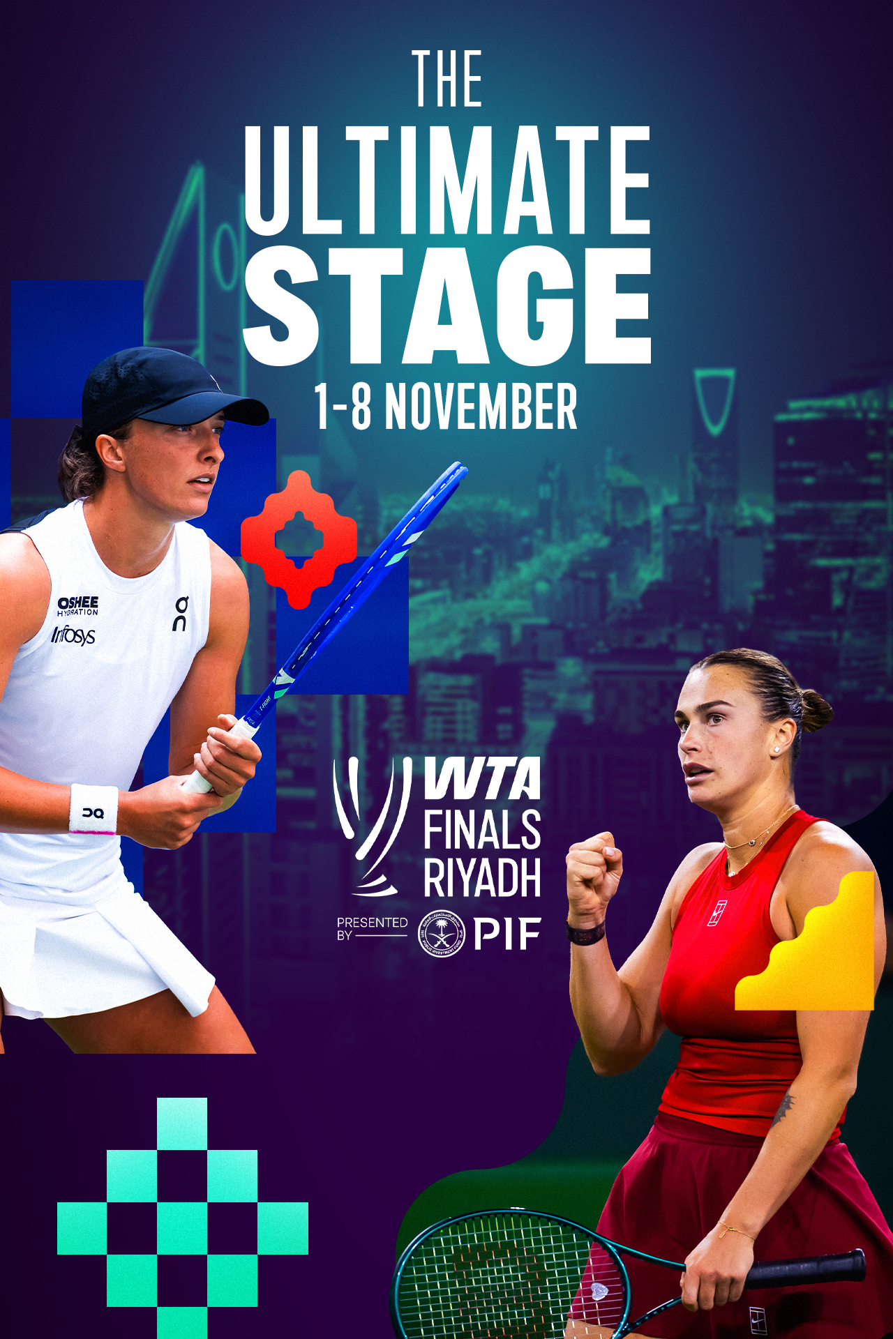WTA FINALS RIYADH • SAUDI ARABIA 2025 | King Saud University Indoor Stadium