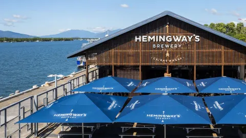Hemingway's Brewery Cairns Wharf in Cairns