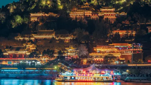 Lanzhou Yellow River Cruise attraction in Lanzhou