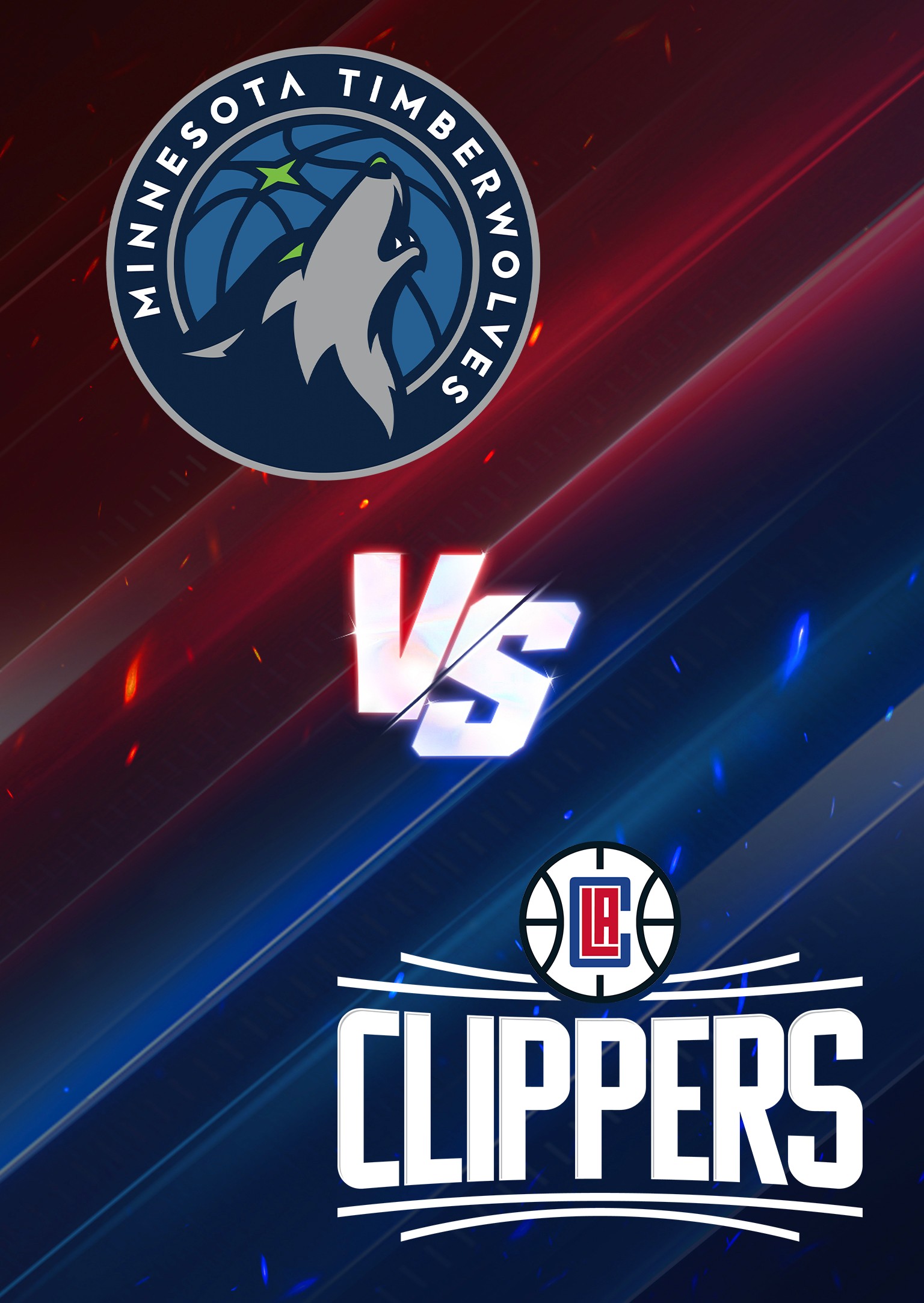 明尼蘇達森林狼隊 VS 洛杉磯快船隊 | Target Center