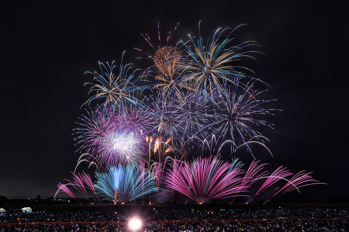 Oshino Hakkai Festival Fireworks Display | Oshino