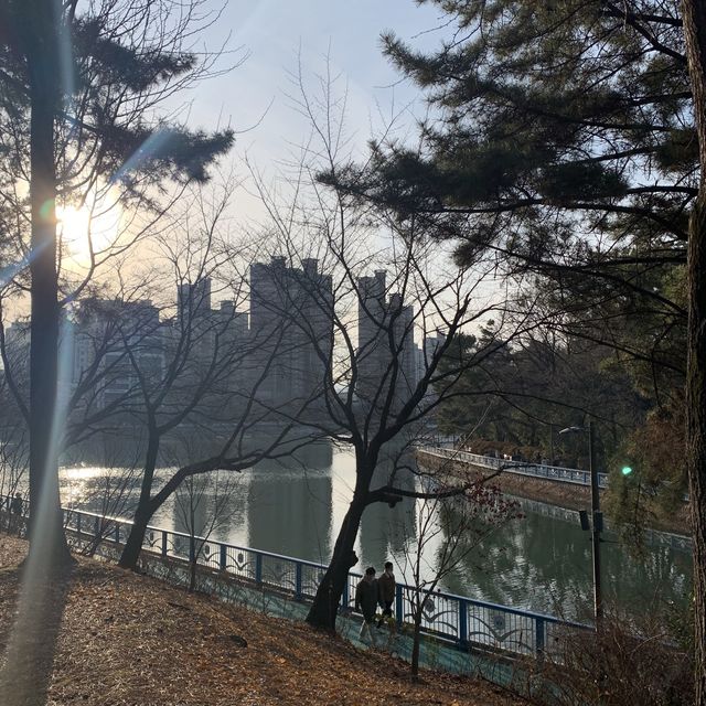 도심 속 휴식공간, 용지호수